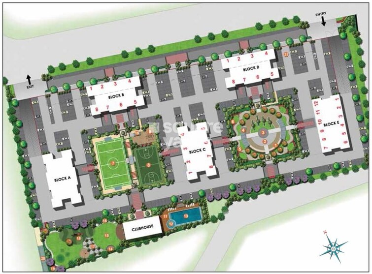 Kolte Patil Life Republic Oro Avenue Master Plan Image