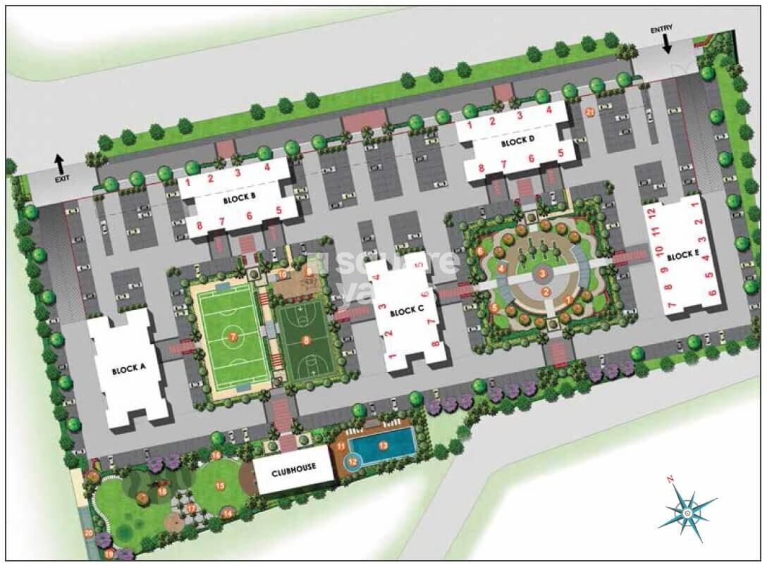 Kolte Patil Life Republic Oro Avenue Master Plan Image
