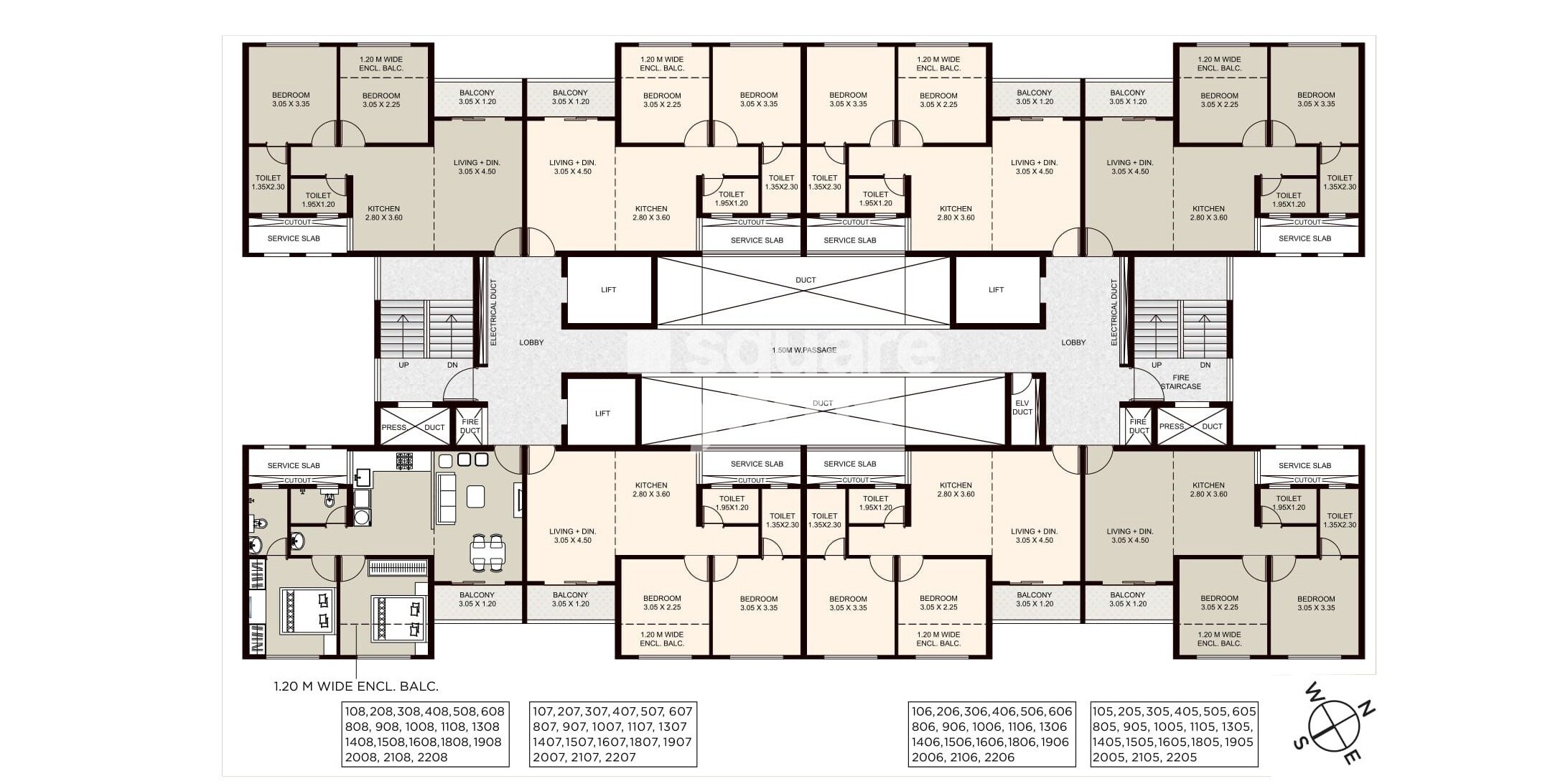 Kolte Patil Life Republic Oro Avenue Floor Plans