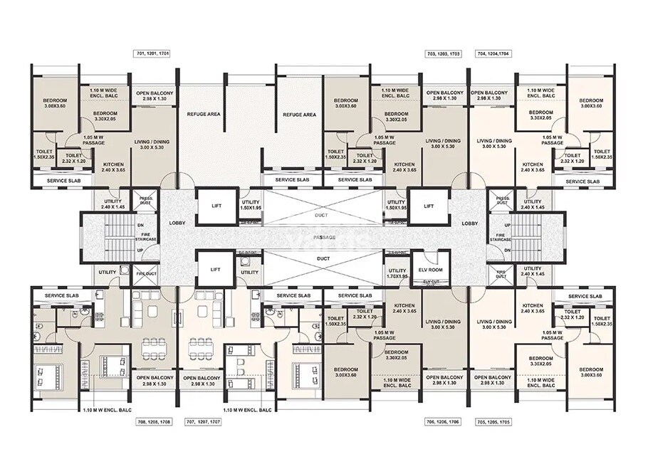 Kolte Patil Life Republic Floor Plans