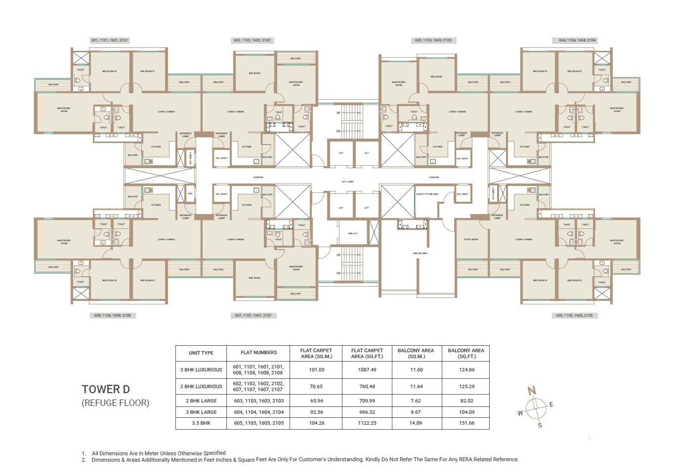 Kolte Patil Life Republic Qrious Floor Plans 2