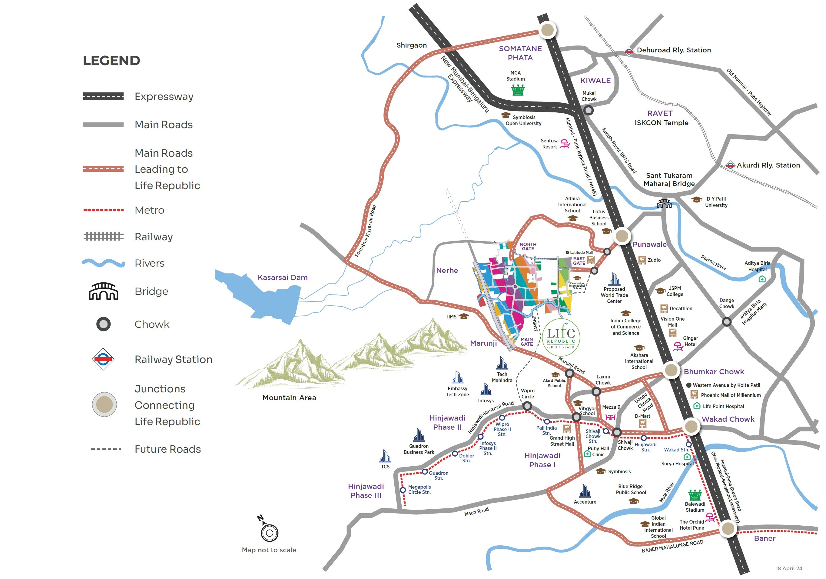 Kolte Patil Life Republic Qrious Location Image