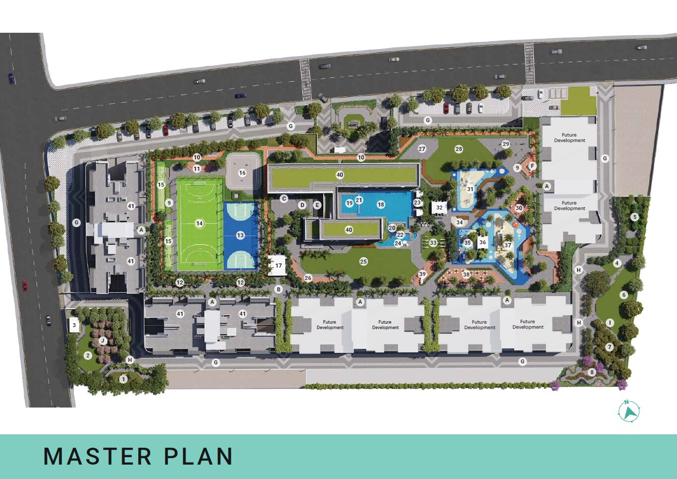 Kolte Patil Life Republic Qrious Master Plan Image