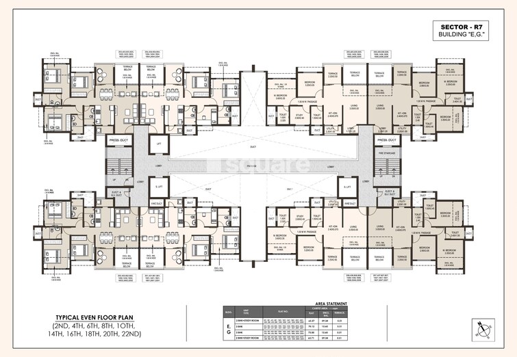 Kolte Patil Life Republic Sec R7 7th Avenue I Floor Plans