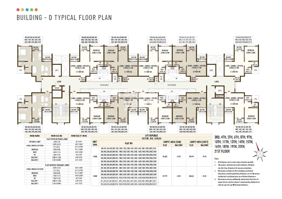 Kolte Patil Life Republic Universe Floor Plans 1