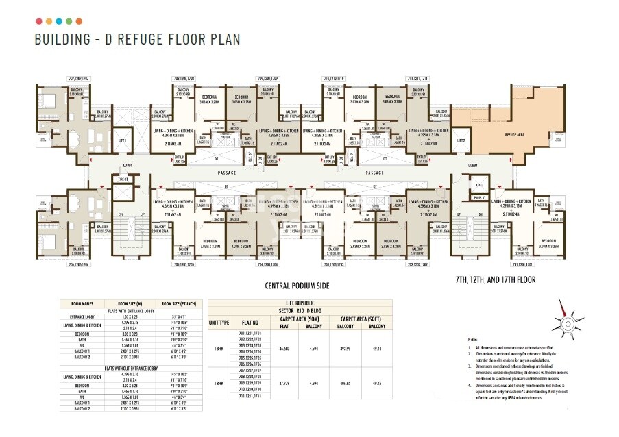 Kolte Patil Life Republic Universe Floor Plans 3