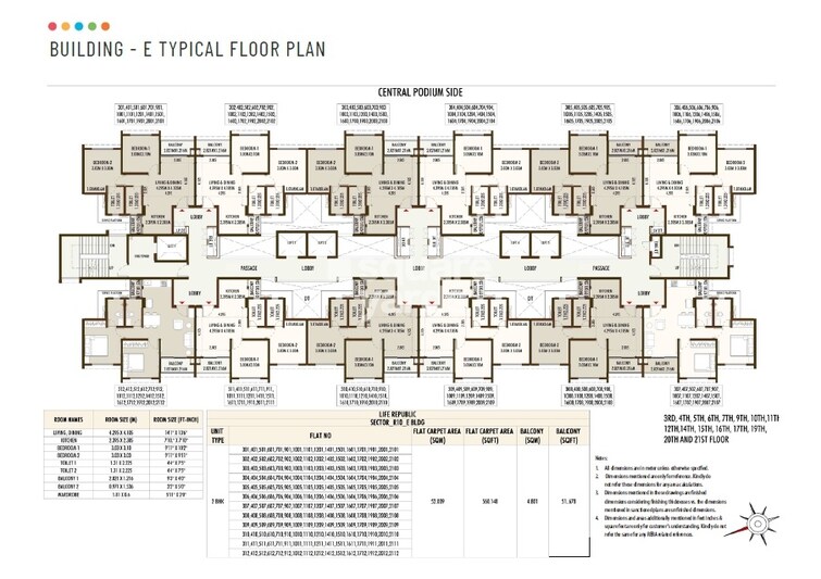 Kolte Patil Life Republic Universe Floor Plans 4