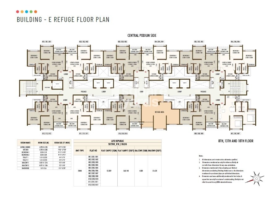 Kolte Patil Life Republic Universe Floor Plans 6