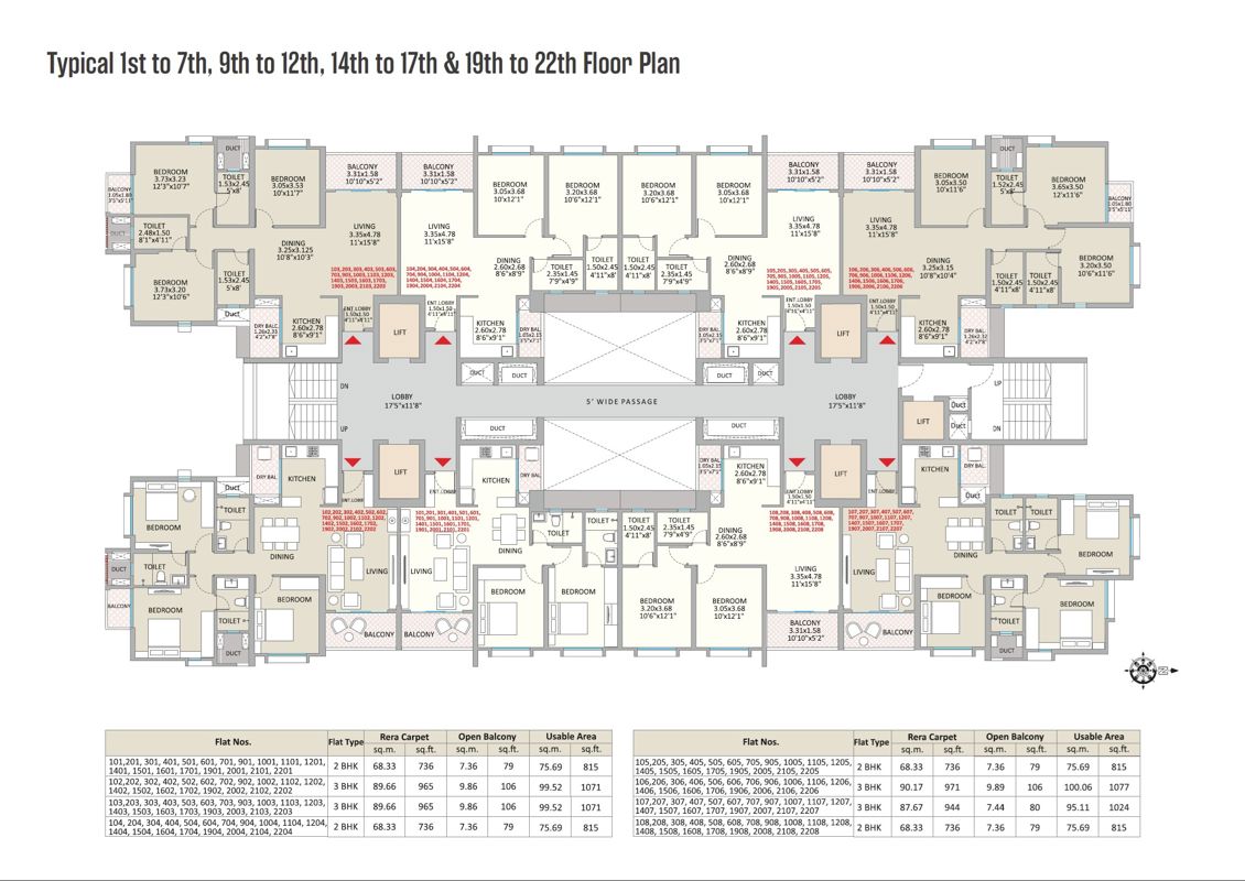 Kolte Patil Little Earth Floor Plans 4