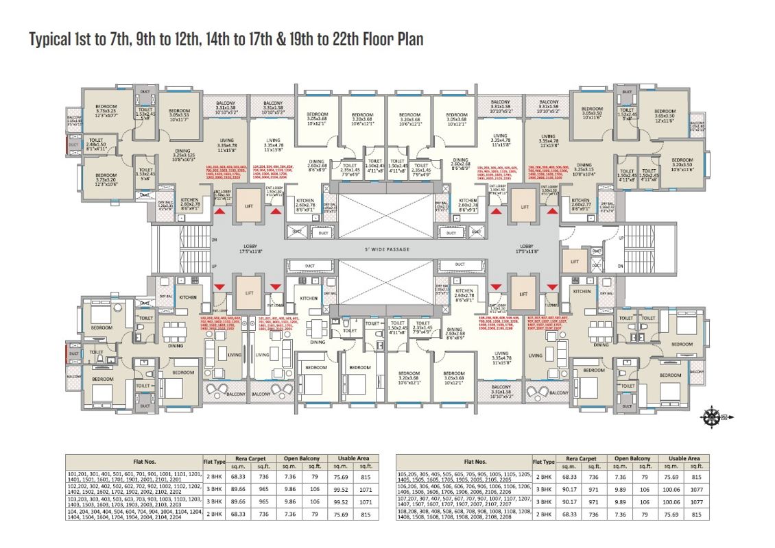 Kolte Patil Little Earth Floor Plans 6
