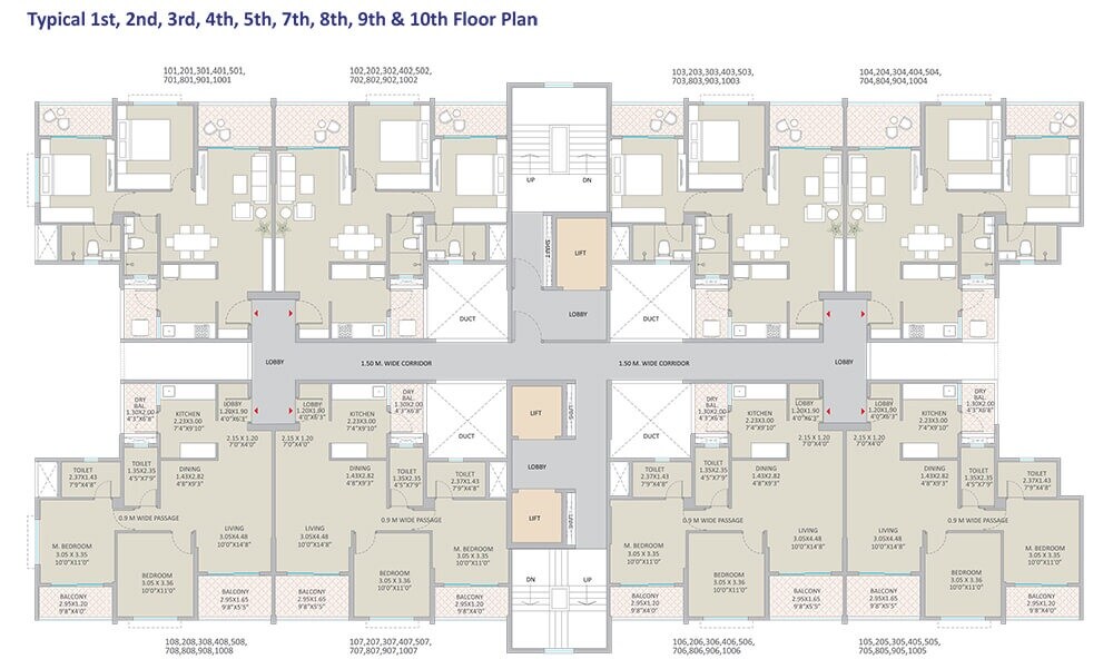 Kolte Patil Springshire Floor Plans 3