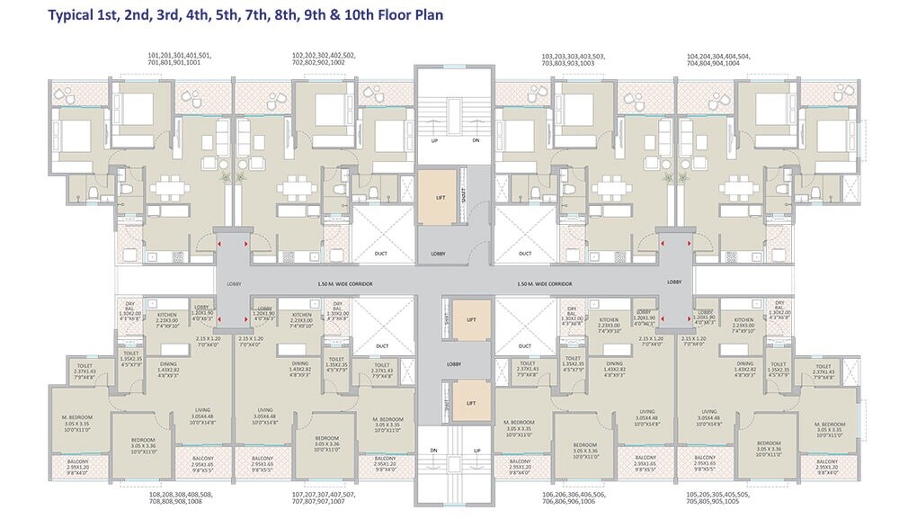 Kolte Patil Springshire Floor Plans 6