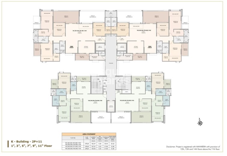 Kolte Patil Stargaze Floor Plans 2