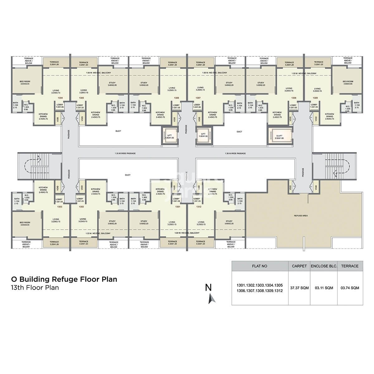 Kolte Patil Three Jewels Moonstone Floor Plans