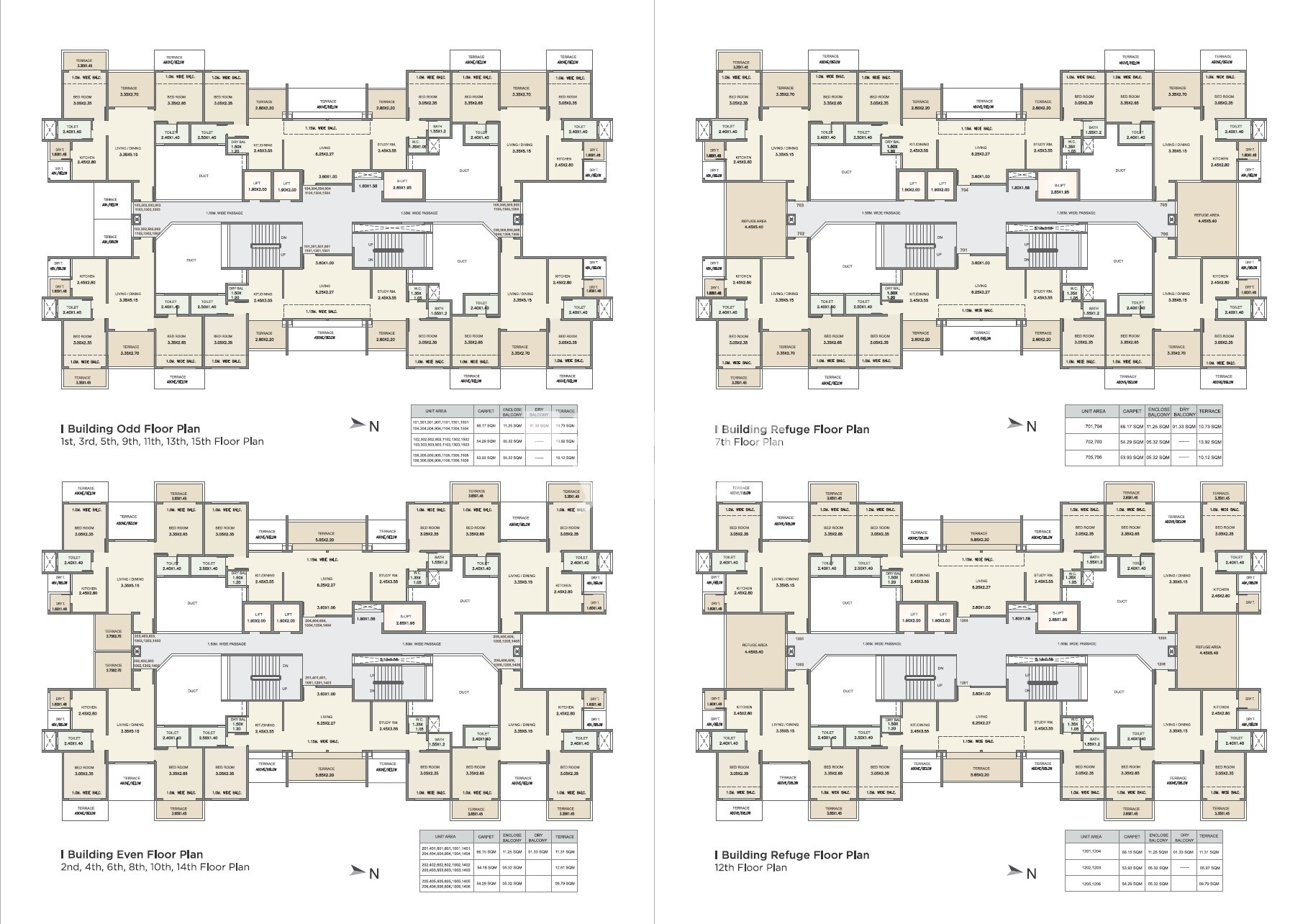 Kolte Patil Three Jewels Floor Plans 1