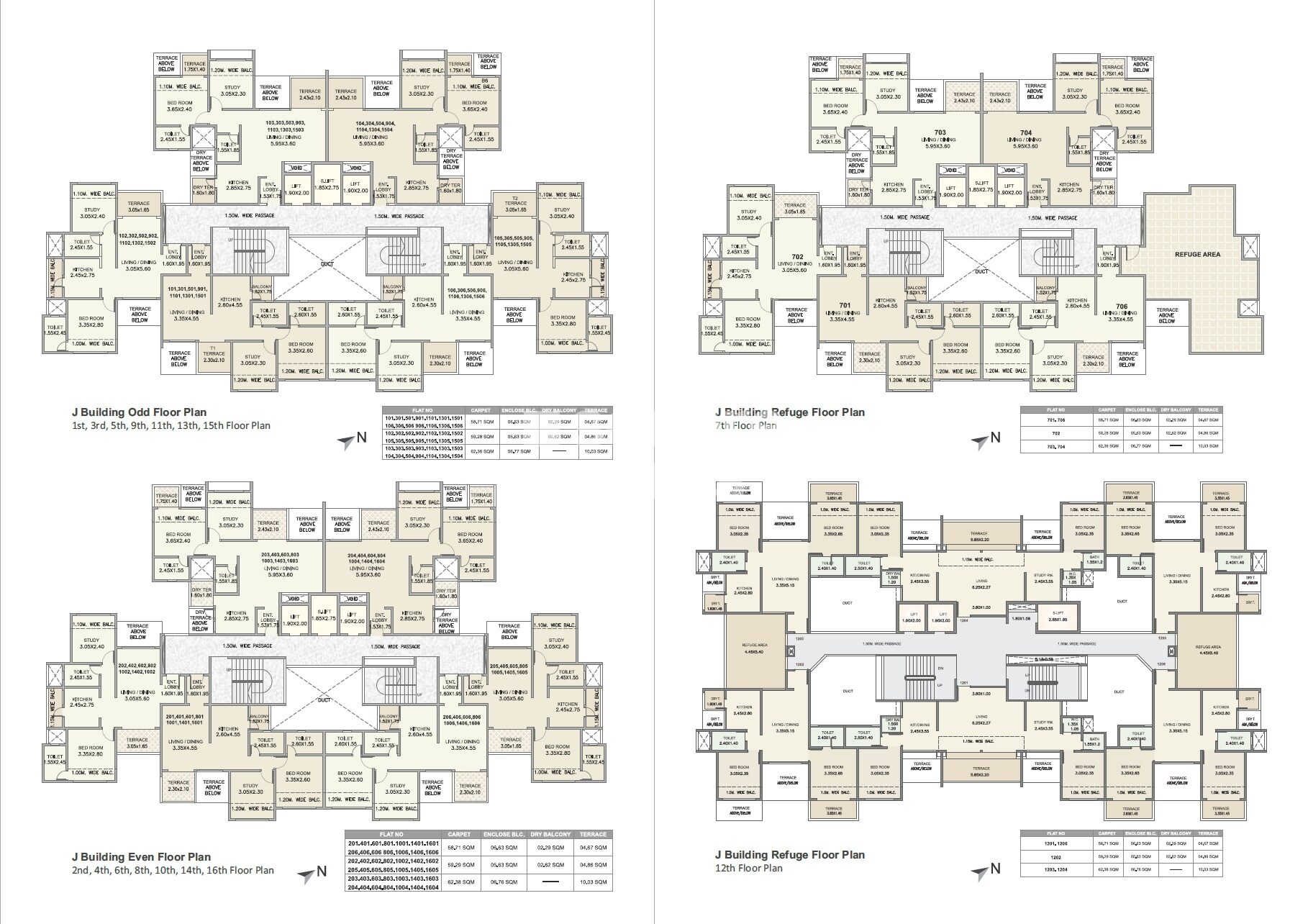 Kolte Patil Three Jewels Floor Plans 2