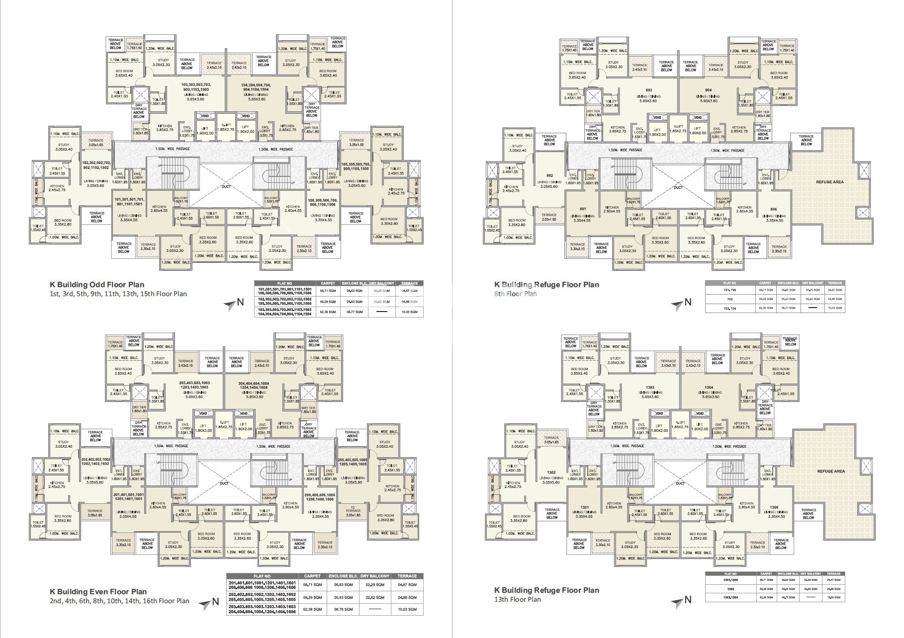 Kolte Patil Three Jewels Floor Plans 3