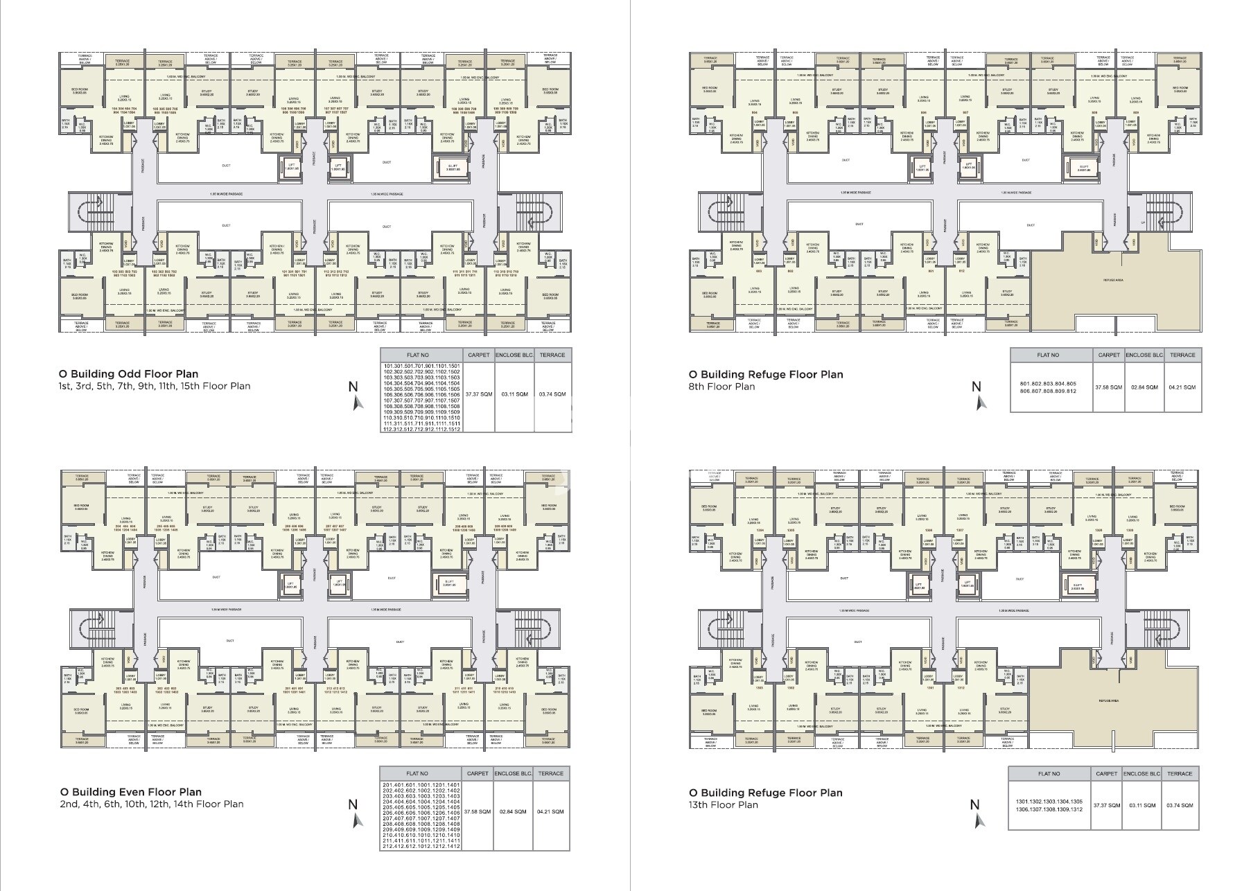 Kolte Patil Three Jewels Floor Plans 7