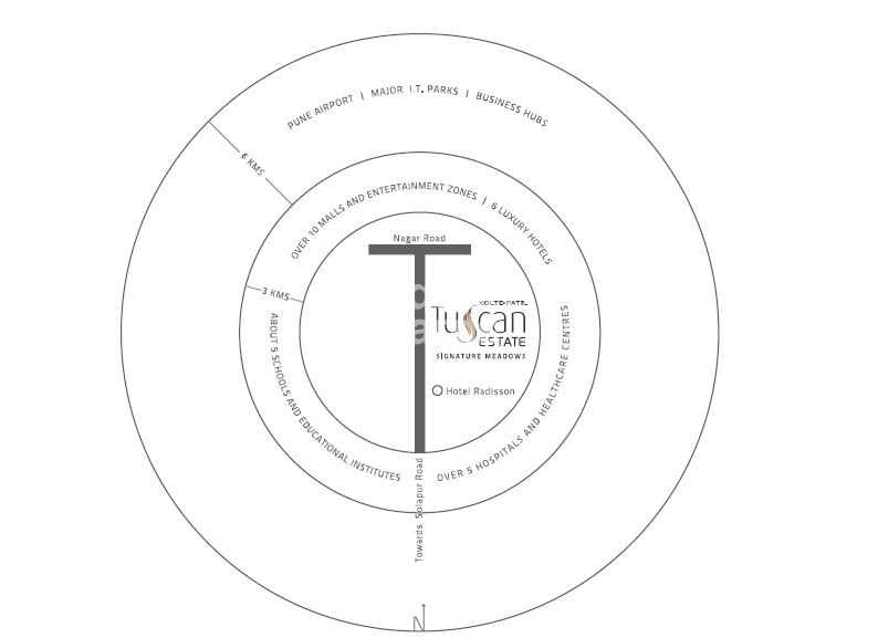 Kolte Patil Tuscan Estate Signature Meadows Phase Location Image