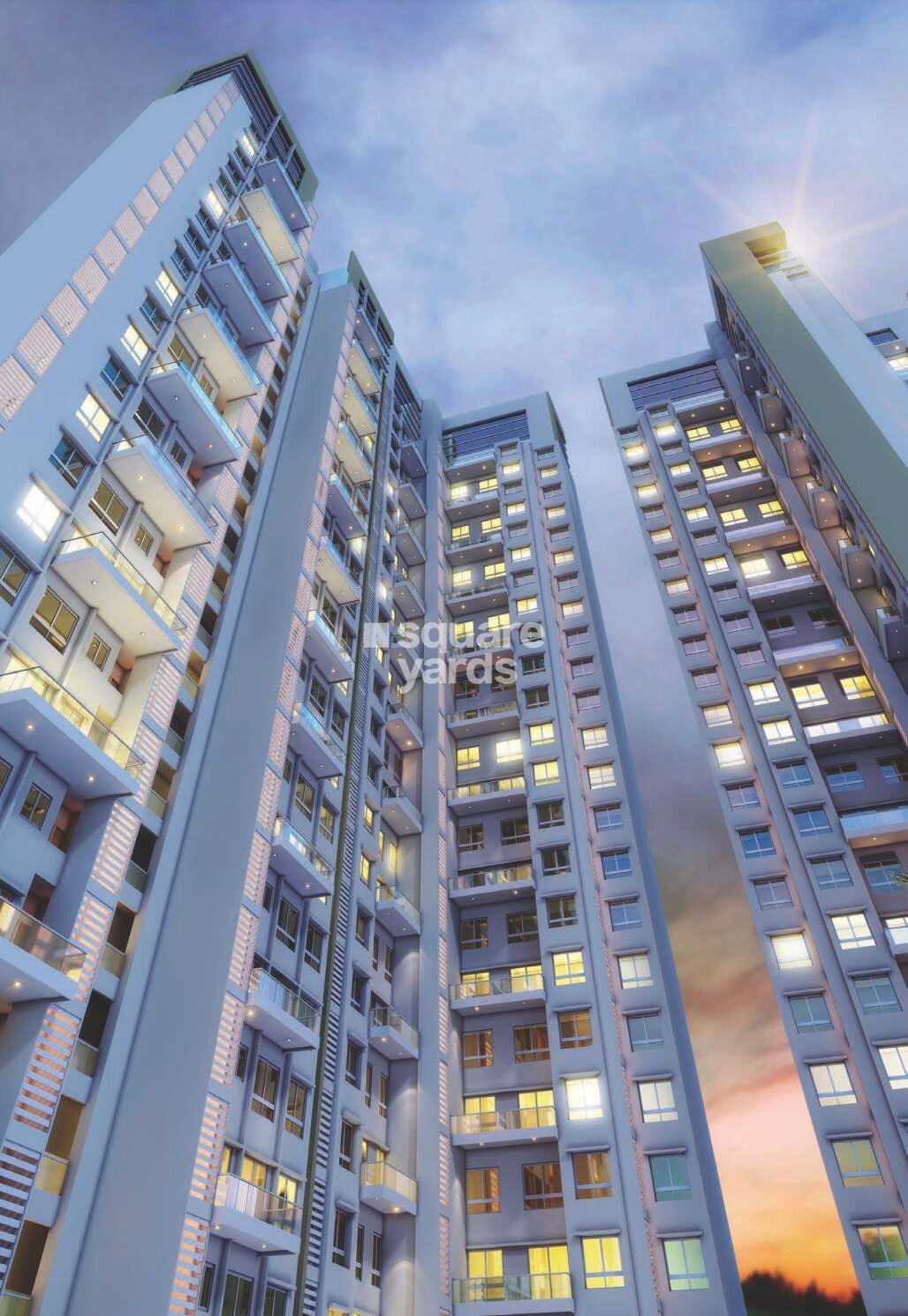 Kolte Patil Tuscan Estate Signature Meadows Tower View