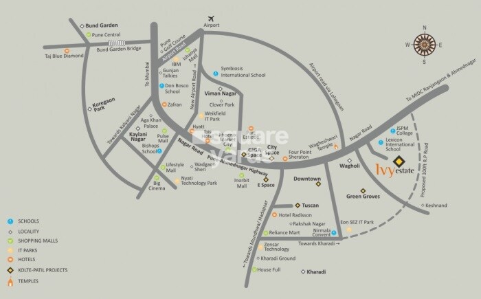 Kolte Patil Umang Pride Location Image