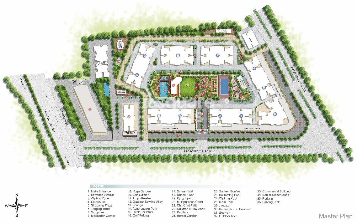 Kolte Patil Western Avenue Master Plan Image