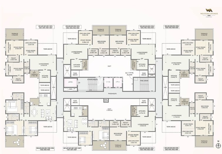 Kolte Patil Western Avenue Floor Plans