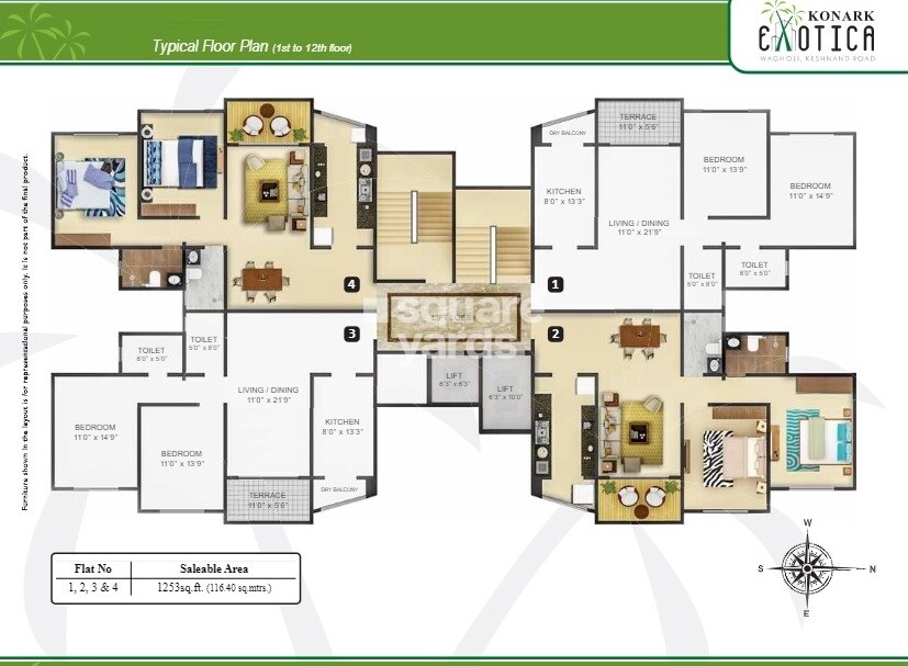 Konark Exotica Floor Plans
