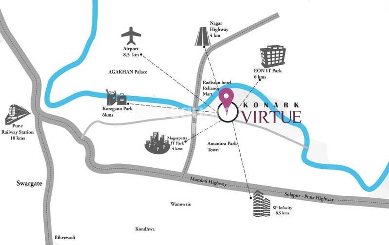 Konark Virtue Location Image