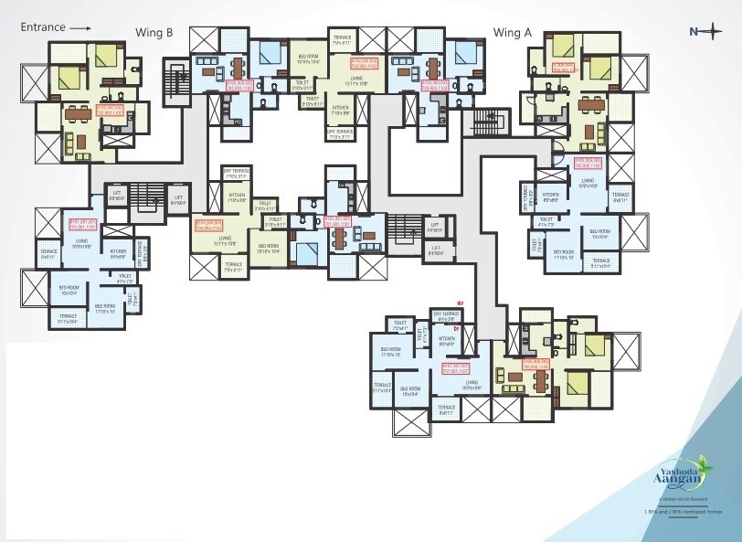 Konark Yashoda Angan Floor Plans
