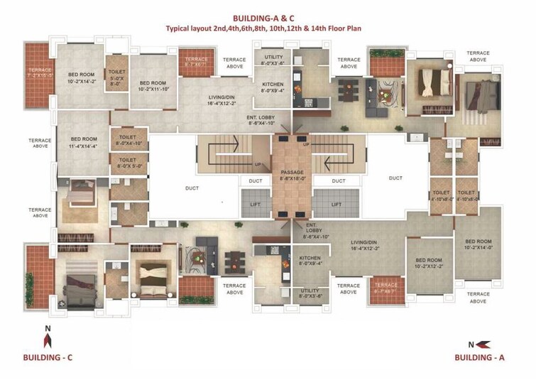 Kool Homes Panchamrut Apartment Floor Plans 2