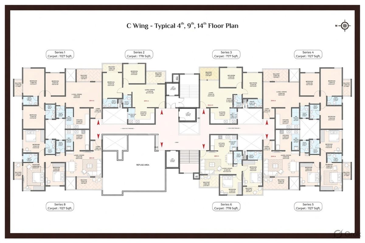 Koral Aeternaa Floor Plans