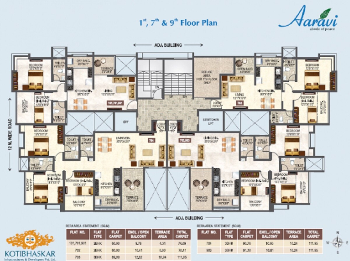 Kotibhaskar Aaravi Floor Plans