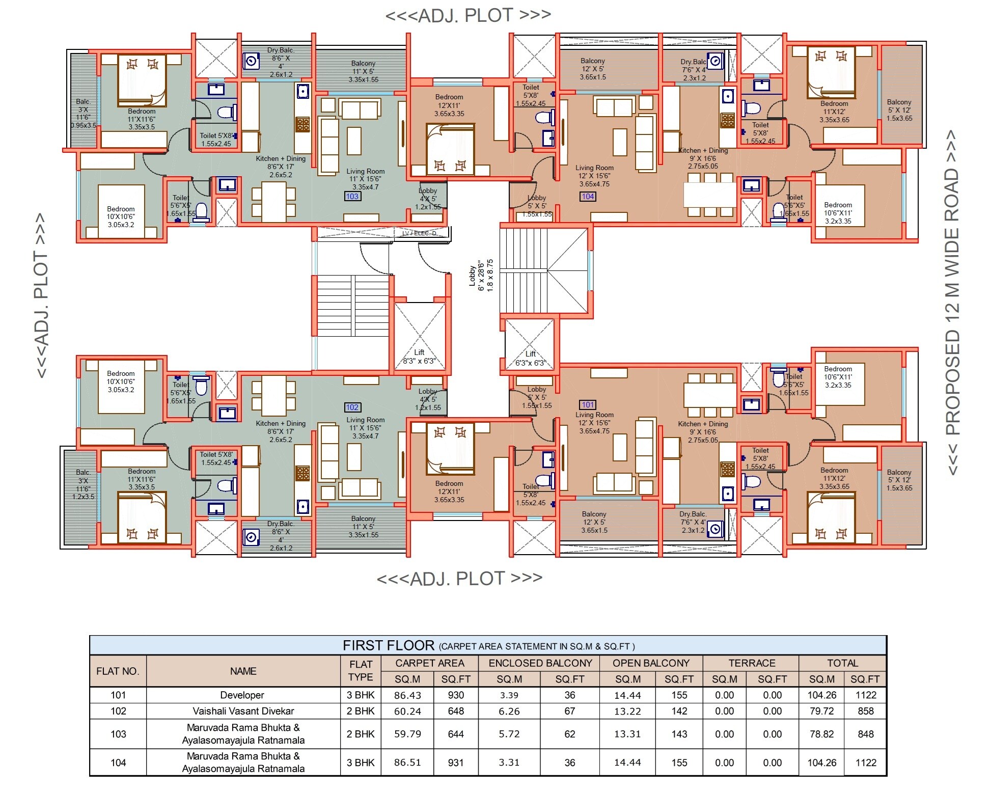 Kotibhaskar Aditya Floor Plans 1