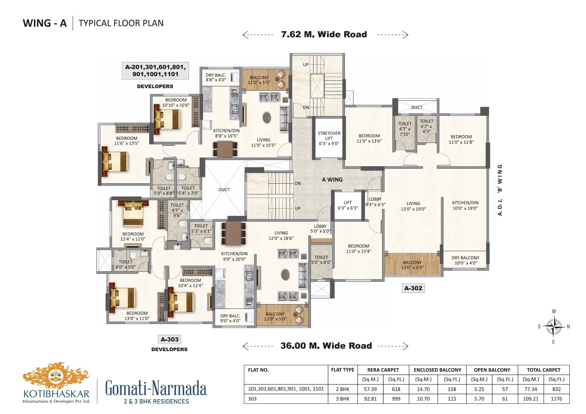 Kotibhaskar Gomati Narmada CHSL Floor Plans