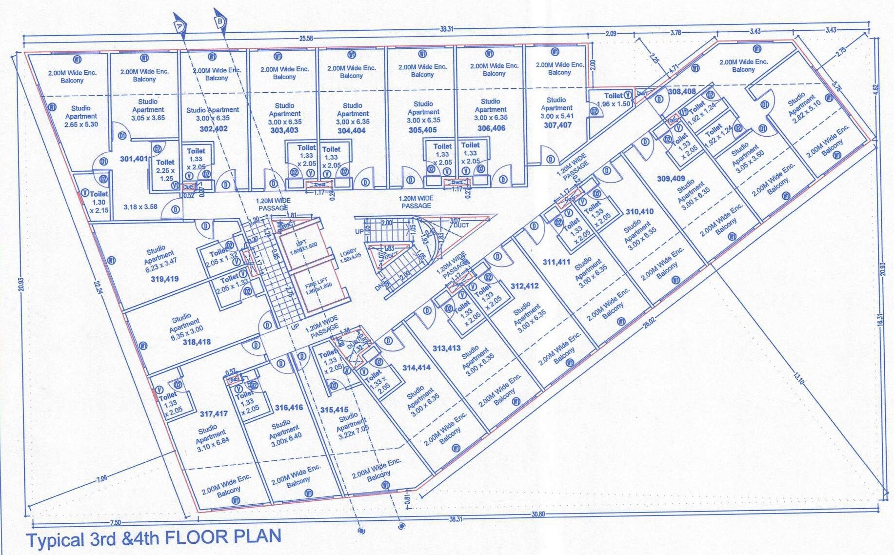 Krisala 41 Commune Wakad Floor Plans
