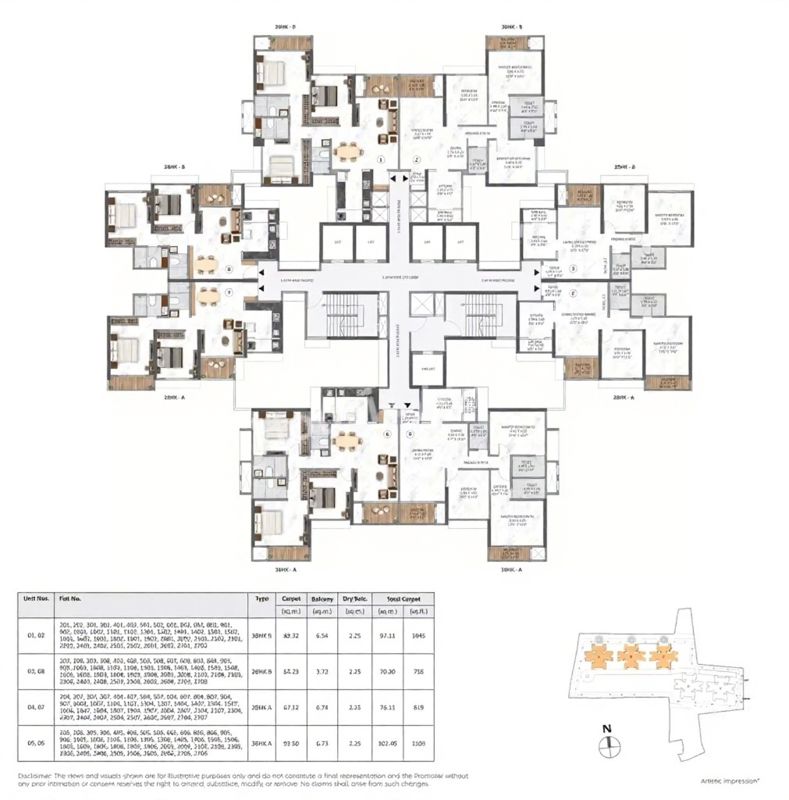 Krisala Everlyn Floor Plans 1