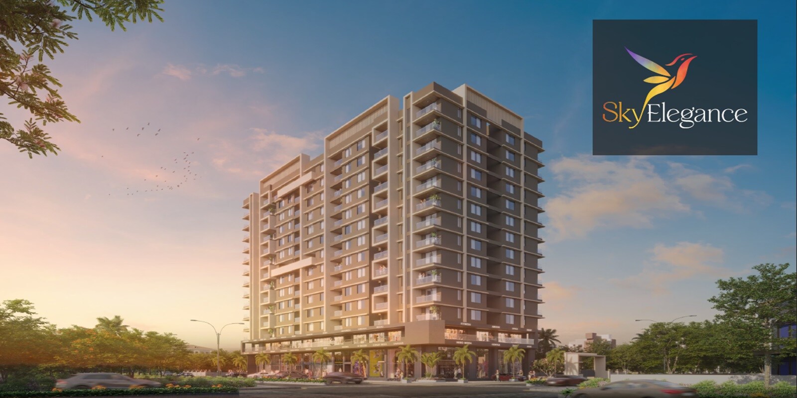 Krisala Sky Elegance residential project in Ravet