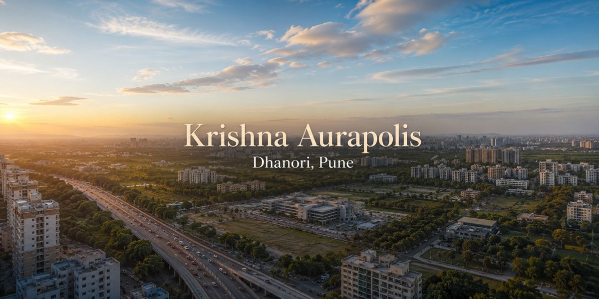 Krishna Aurapolis residential project in Dhanori