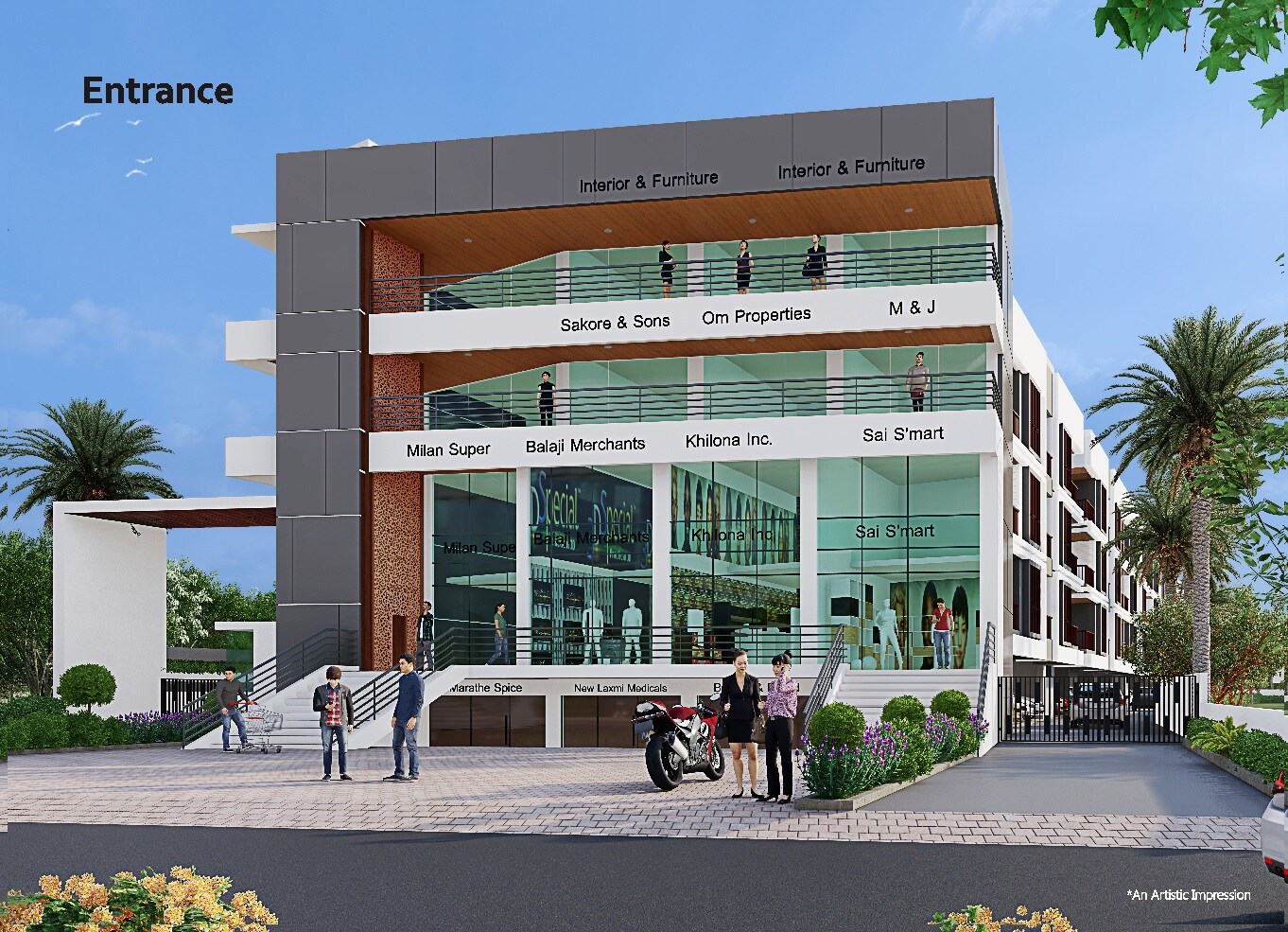 Krishna Sai Dwarka Entrance View