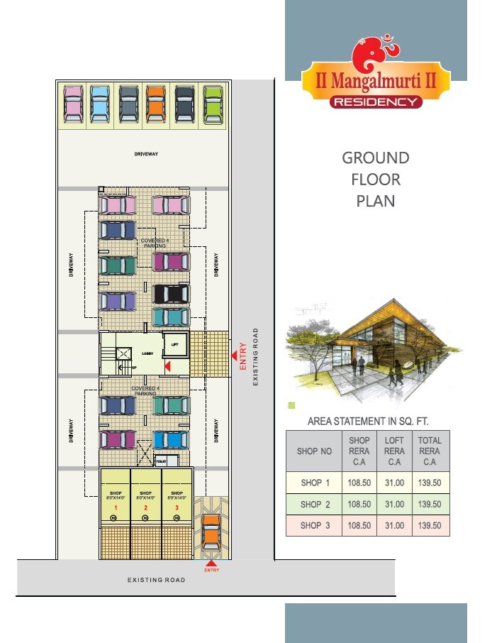 Krishnaprakash Mangalmurti Residency Floor Plans