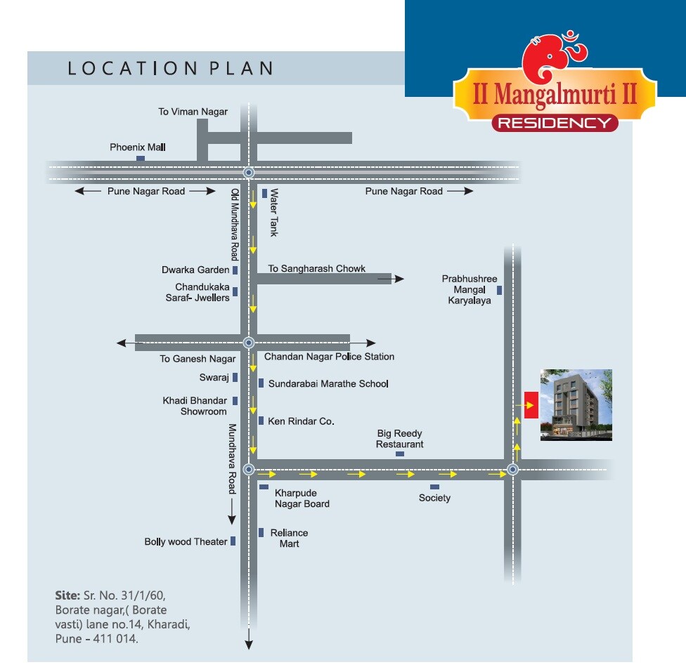 Krishnaprakash Mangalmurti Residency Location Image