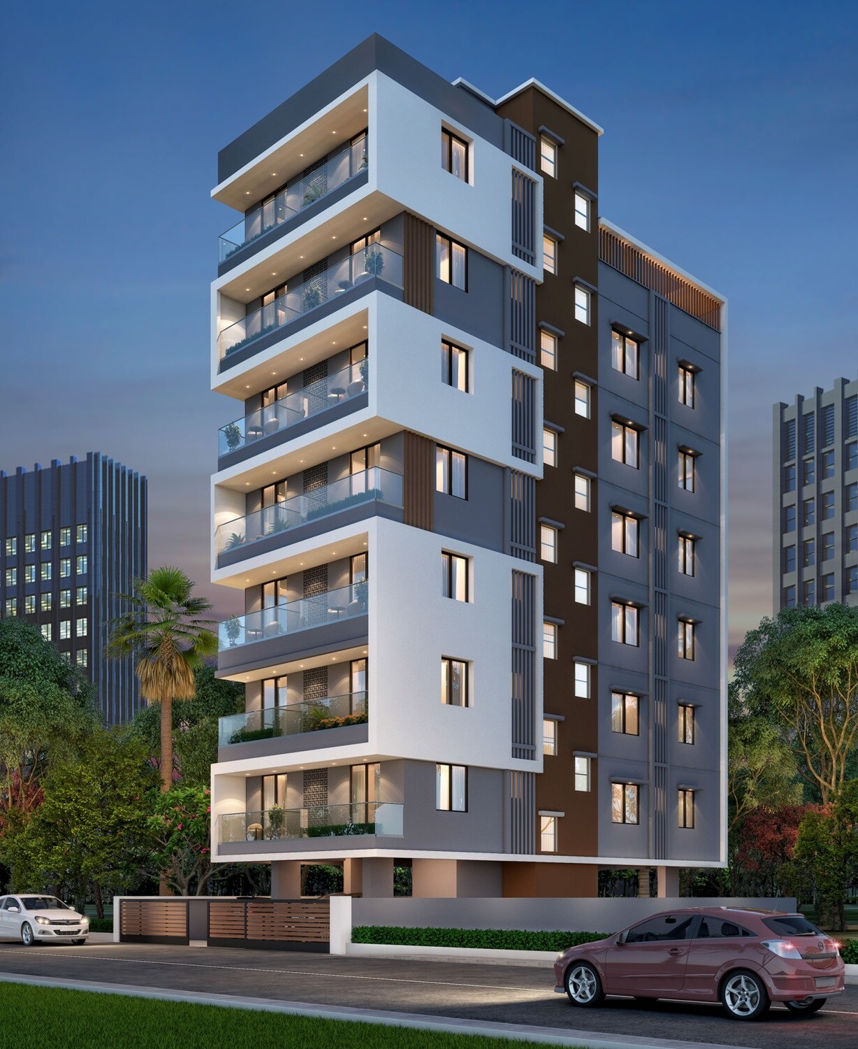 Krishnaraj Suvarnadip Sartha Apartment Exteriors