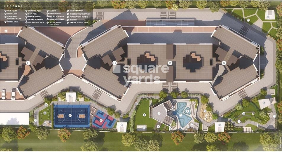 Krisna Nirmaan Amorapolis B Wing Tower View