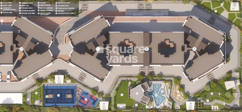 Krisna Nirmaan Amorapolis C Wing Master Plan Image