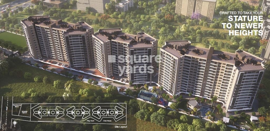 Krisna Nirmaan Amorapolis C Wing Tower View