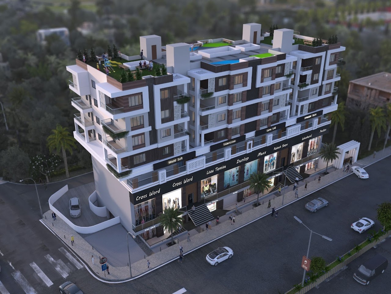 Krupasindhu Aryan Square Apartment Exteriors