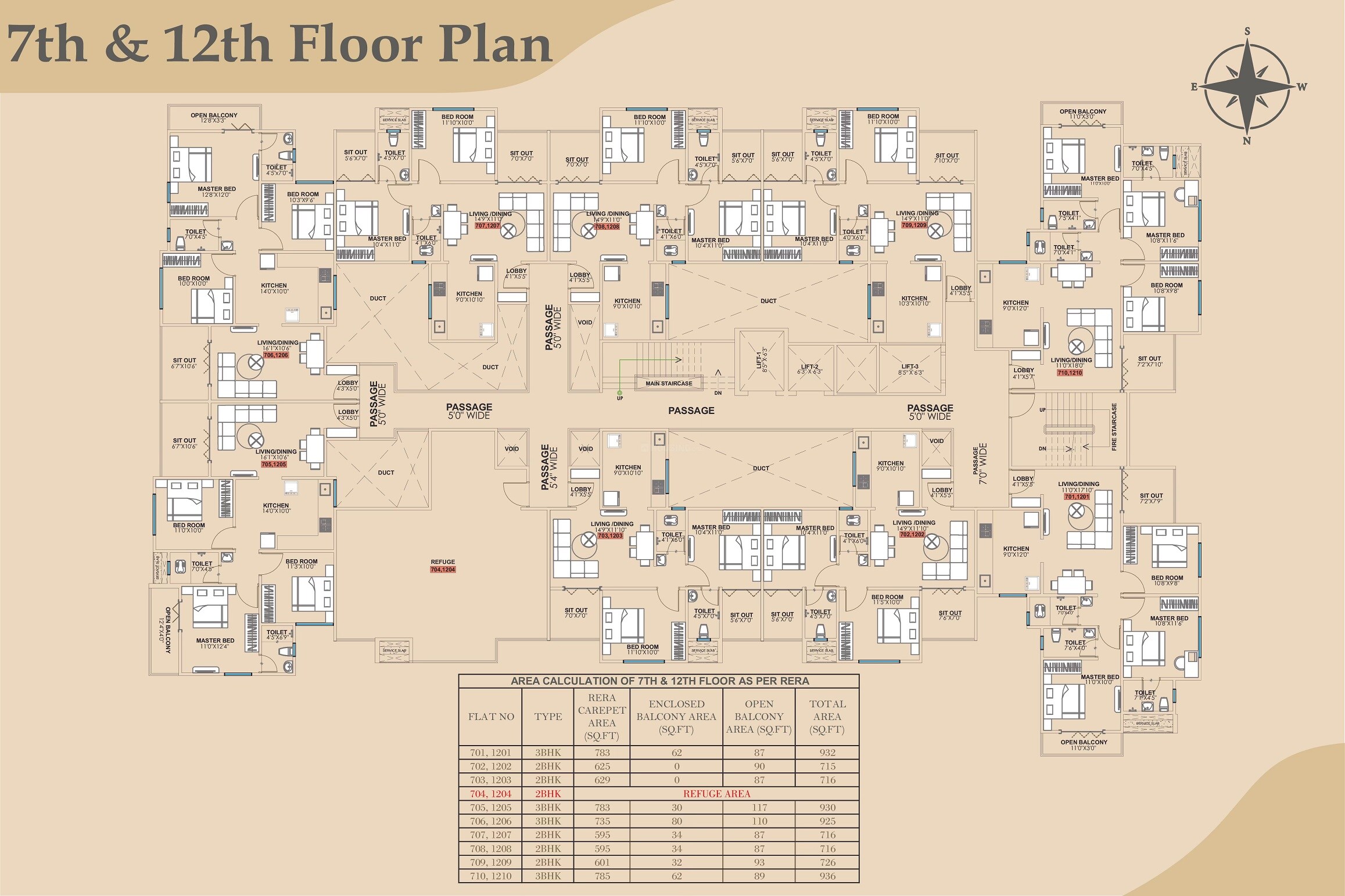 Krupasindhu Town Square Floor Plans