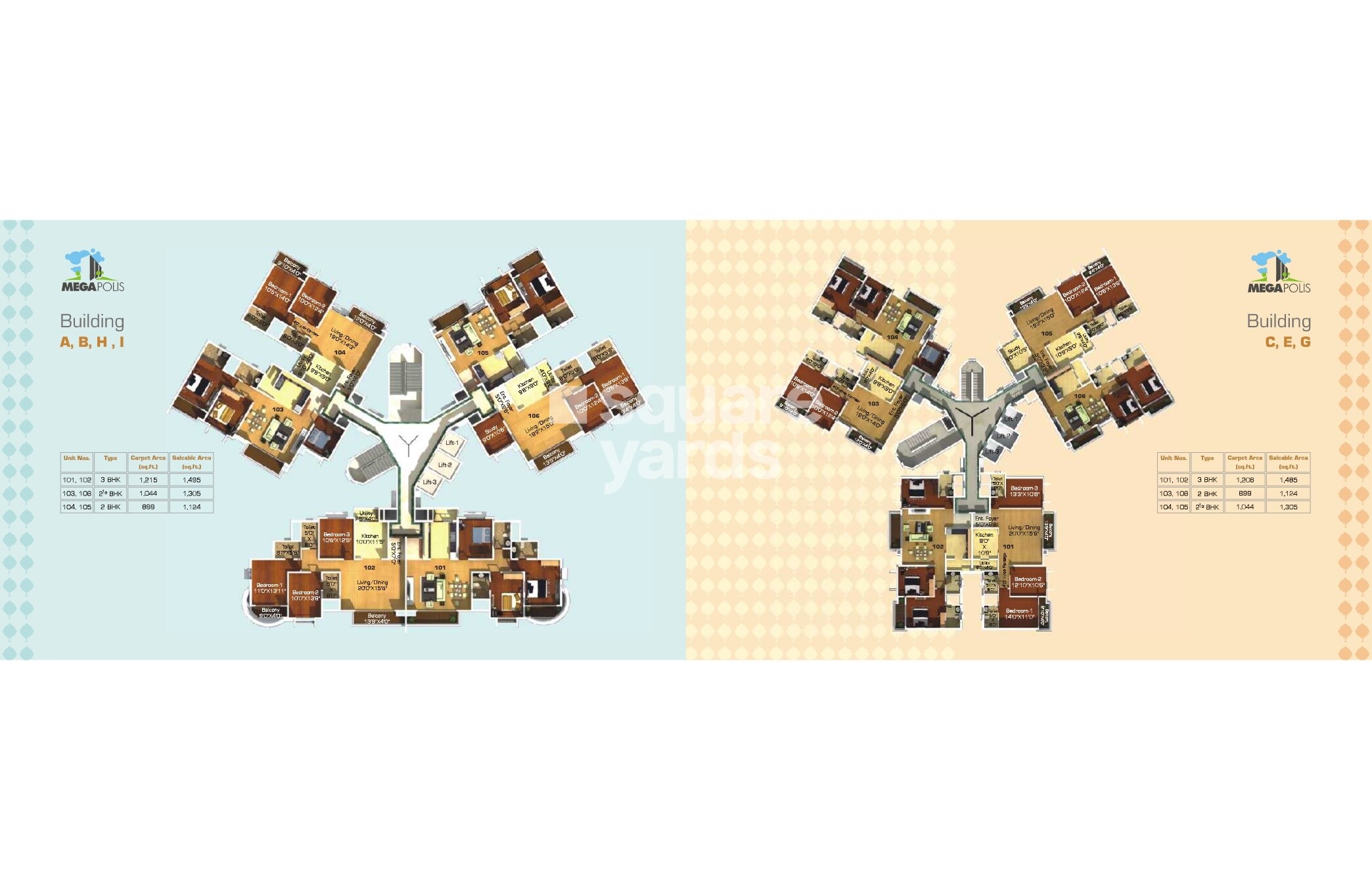 Kumar Megapolis Floor Plans