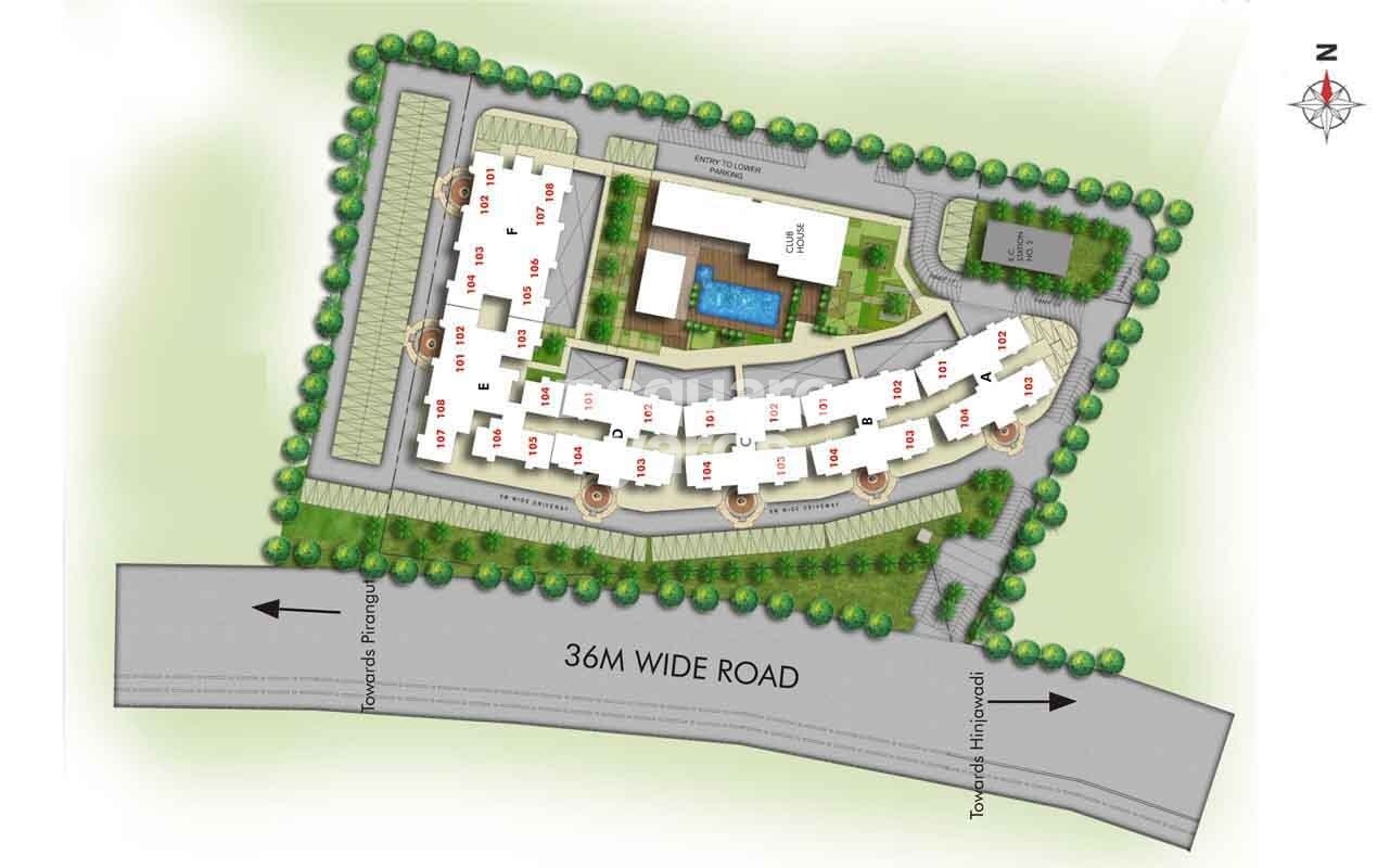 Kumar Megapolis Springs Master Plan Image